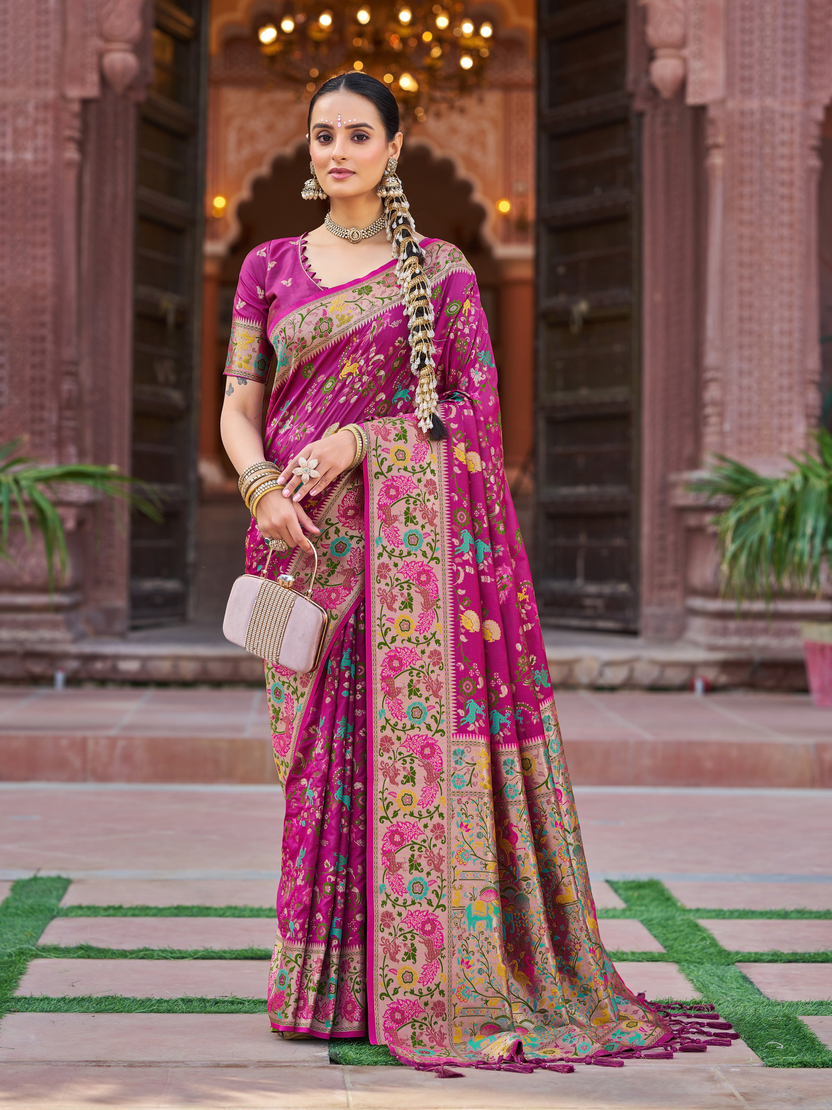 Soft Silk Saree - Perfect for Partywear / Bollywood