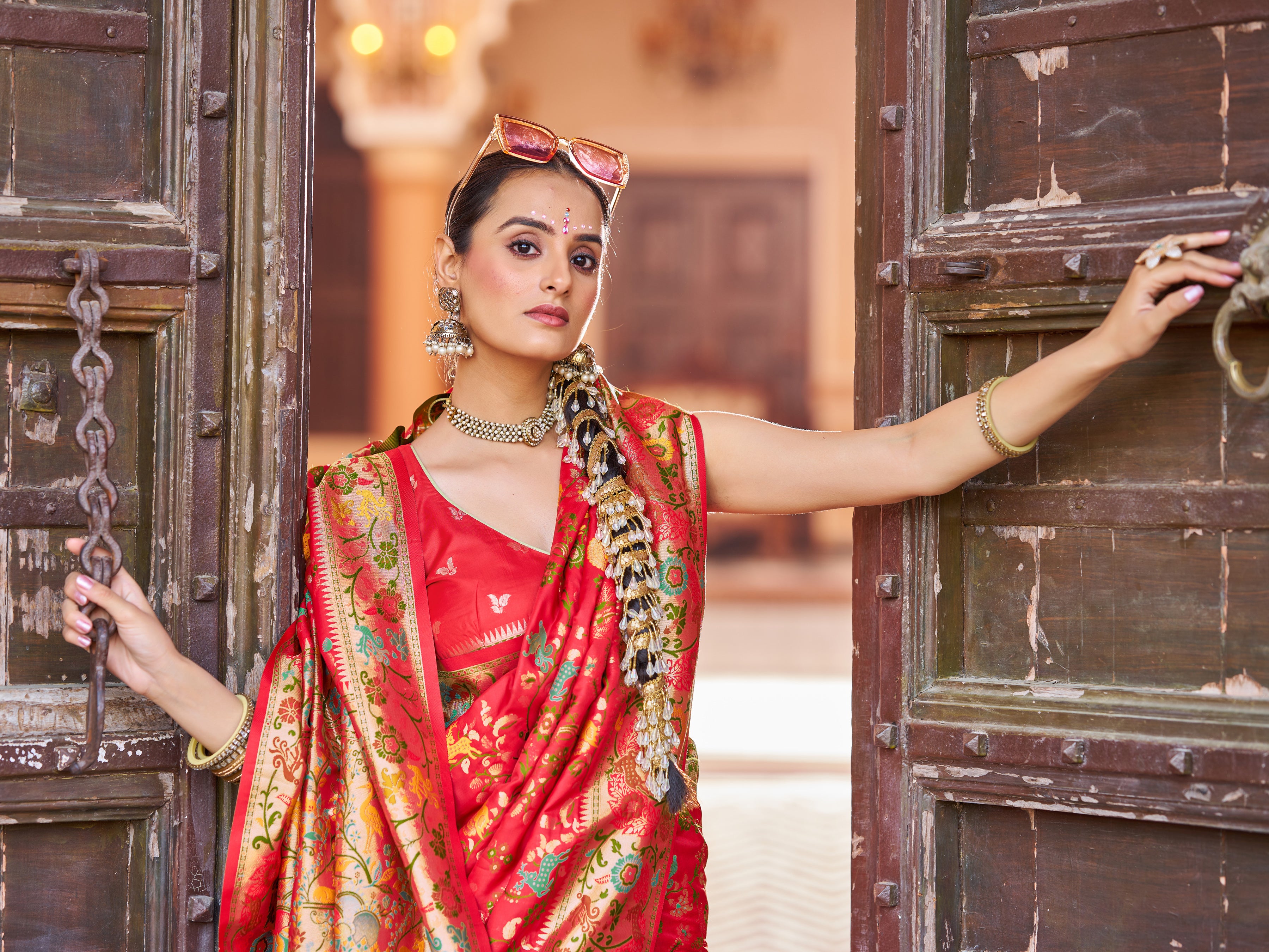 Soft Silk Saree - Perfect for Partywear / Bollywood