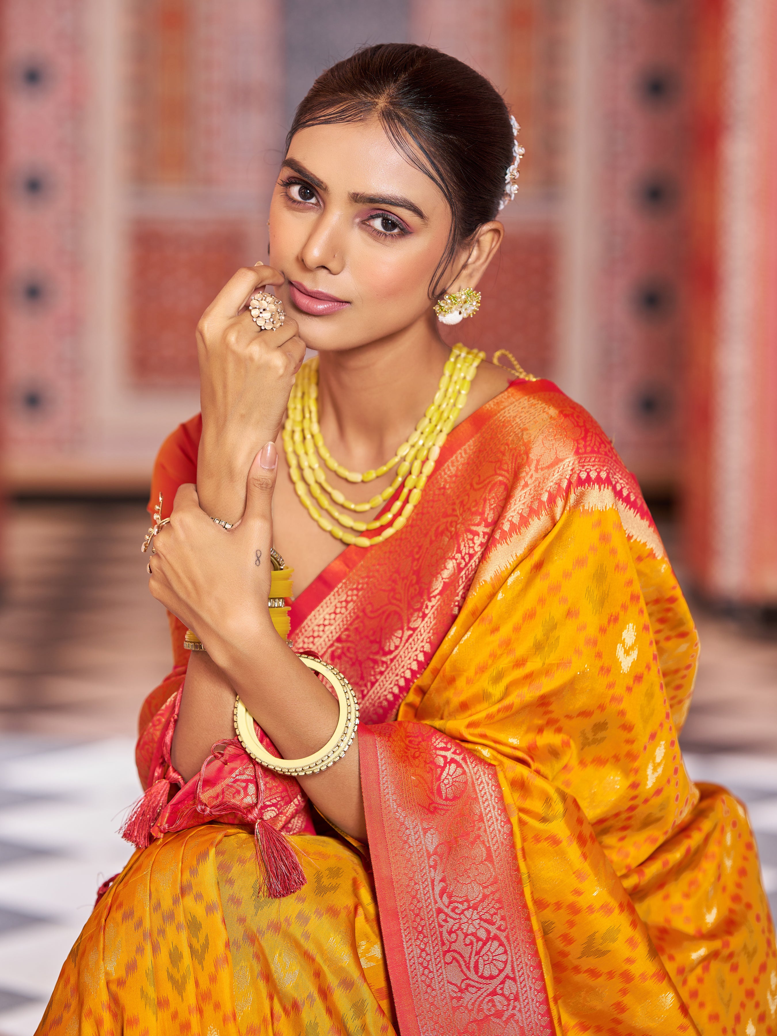 Soft Silk Saree - Perfect for Partywear / Bollywood