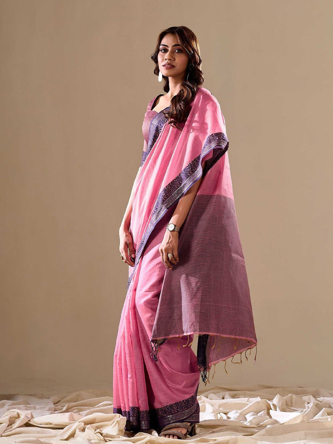 Cotton Saree in - Perfect for Partywear / Bollywood