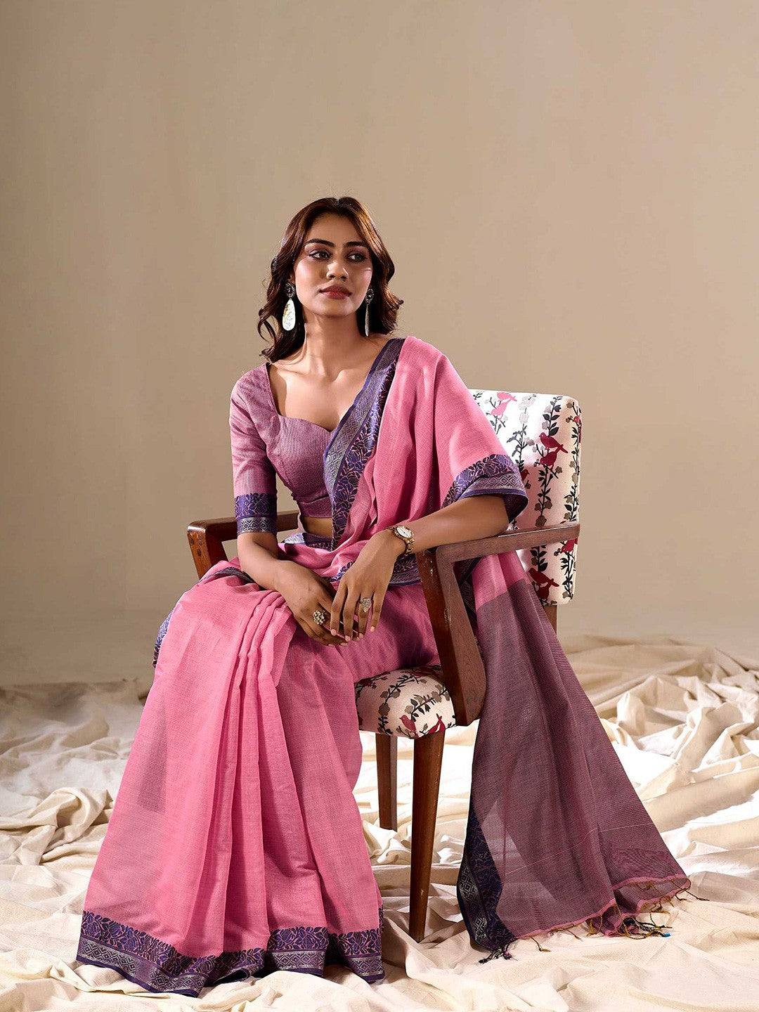 Cotton Saree in - Perfect for Partywear / Bollywood