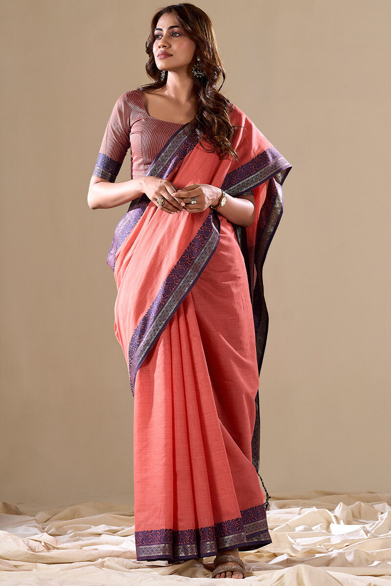 Cotton Saree in - Perfect for Partywear / Bollywood