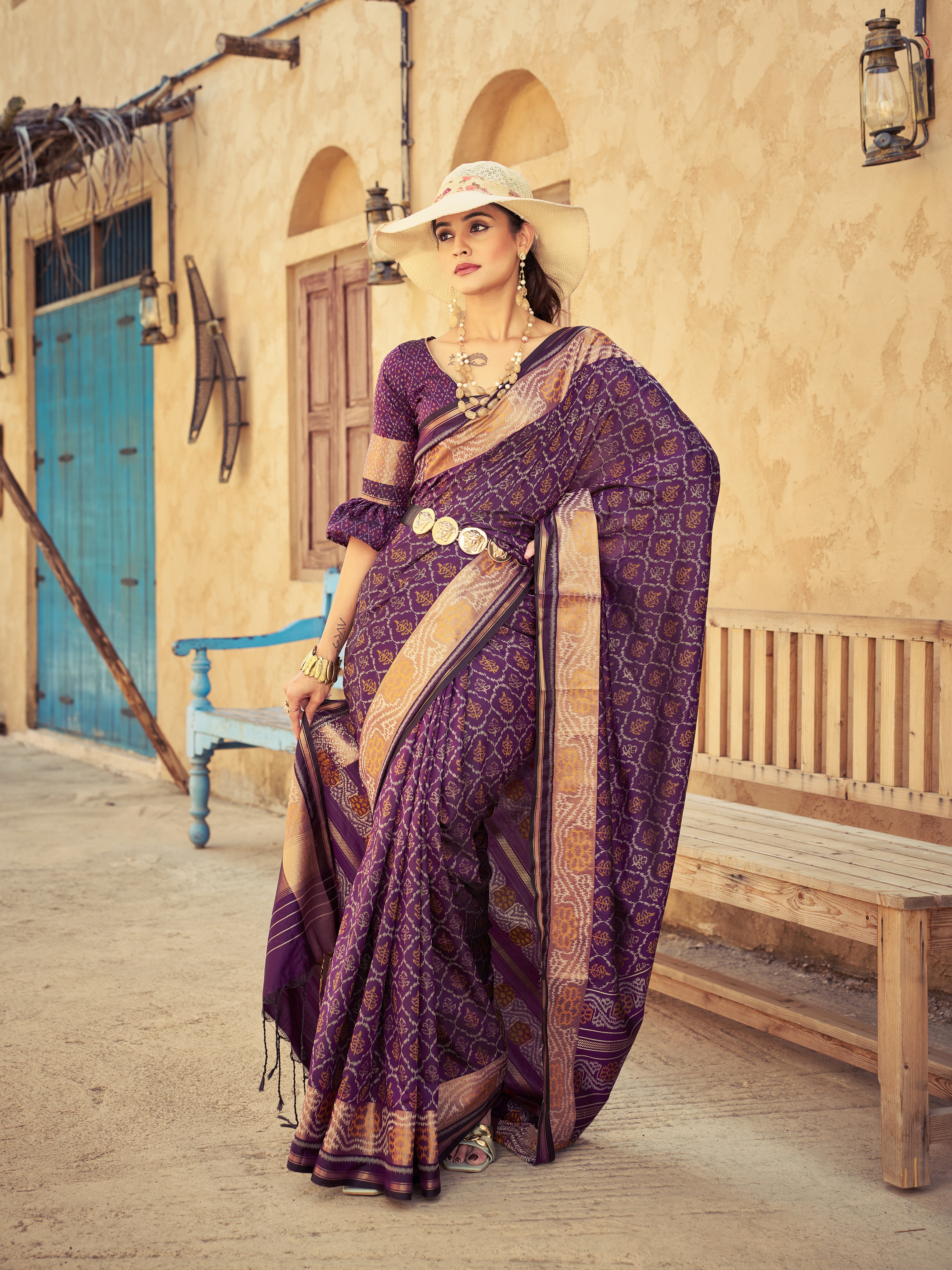 Soft Silk Saree - Perfect for Partywear / Bollywood