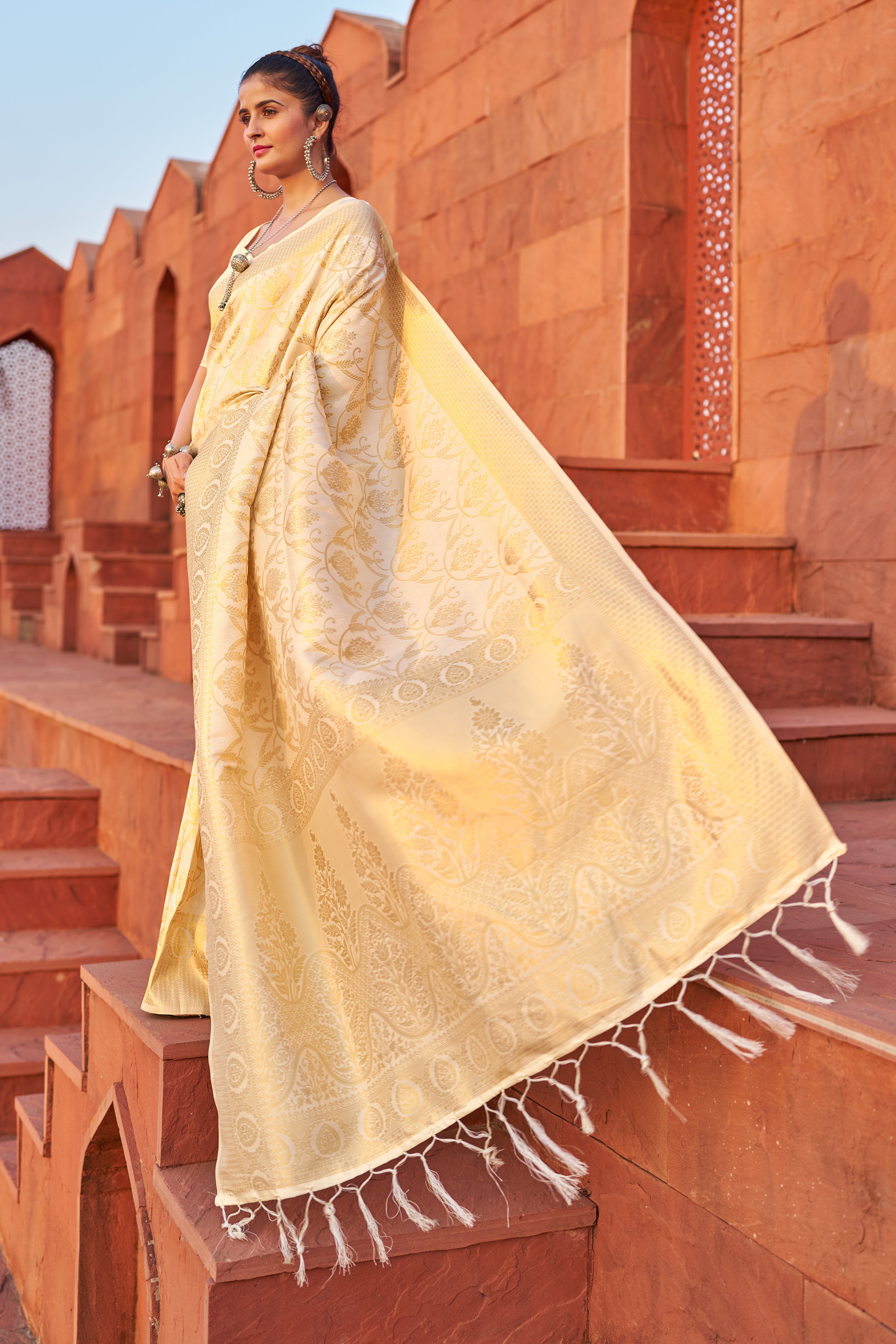 Soft Silk Saree - Perfect for Partywear / Bollywood