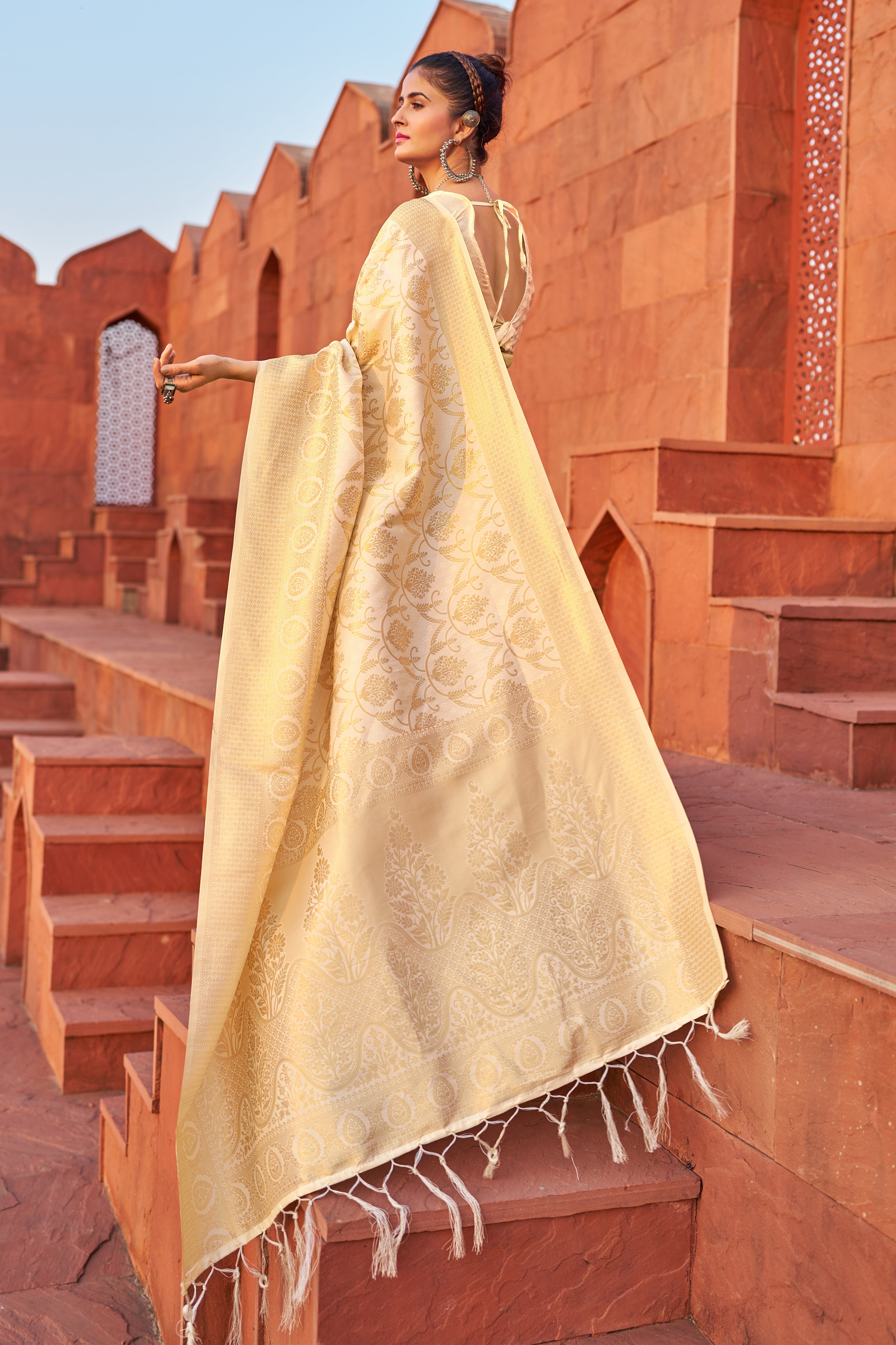 Soft Silk Saree - Perfect for Partywear / Bollywood
