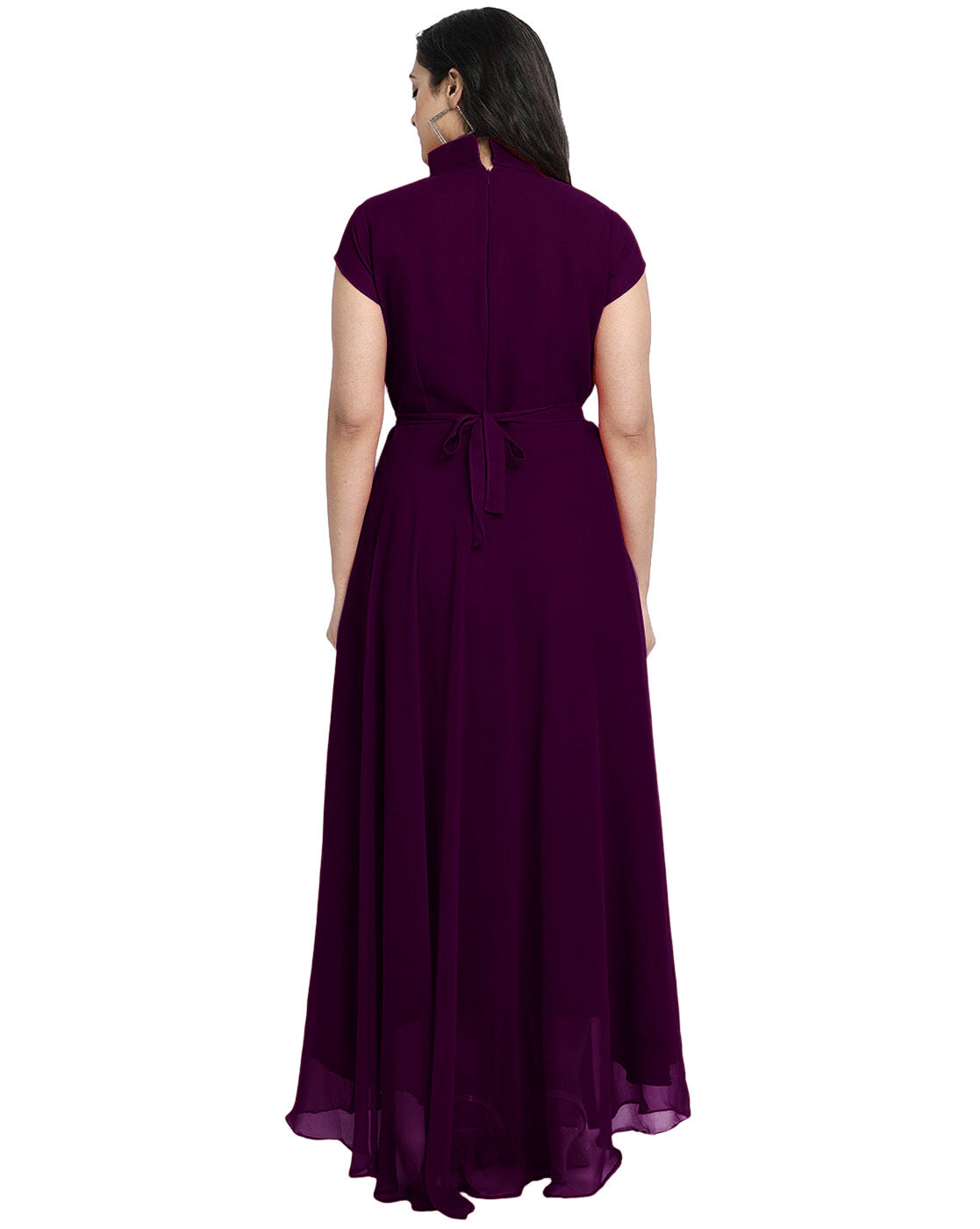 New Classic Western Georgette Long Dress